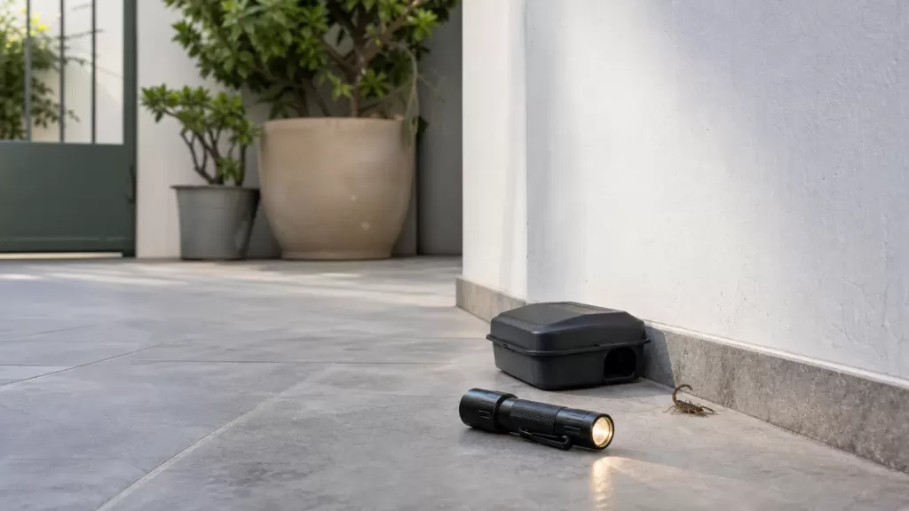 Control profesional de alacranes en una vivienda