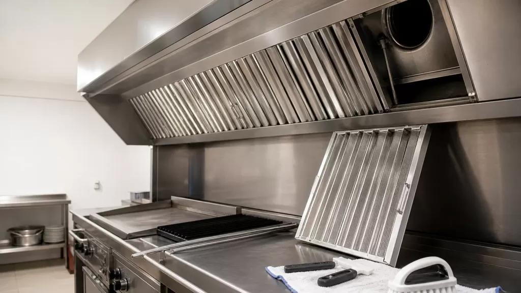 Limpieza profesional de campanas y filtros de cocina